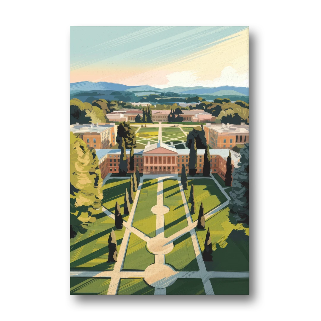 Madison Campus Aerial View - Canvas Wall Art - Front