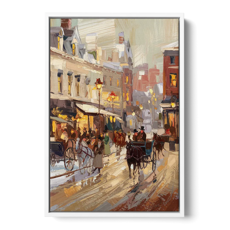 Madison Cultural Heritage Front - White Canvas Wall Art