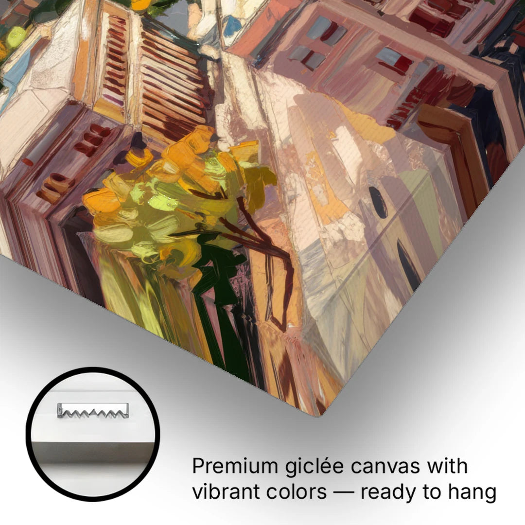 Madison Historic Architecture - Canvas Wall Art - Gallery Wrap Corner