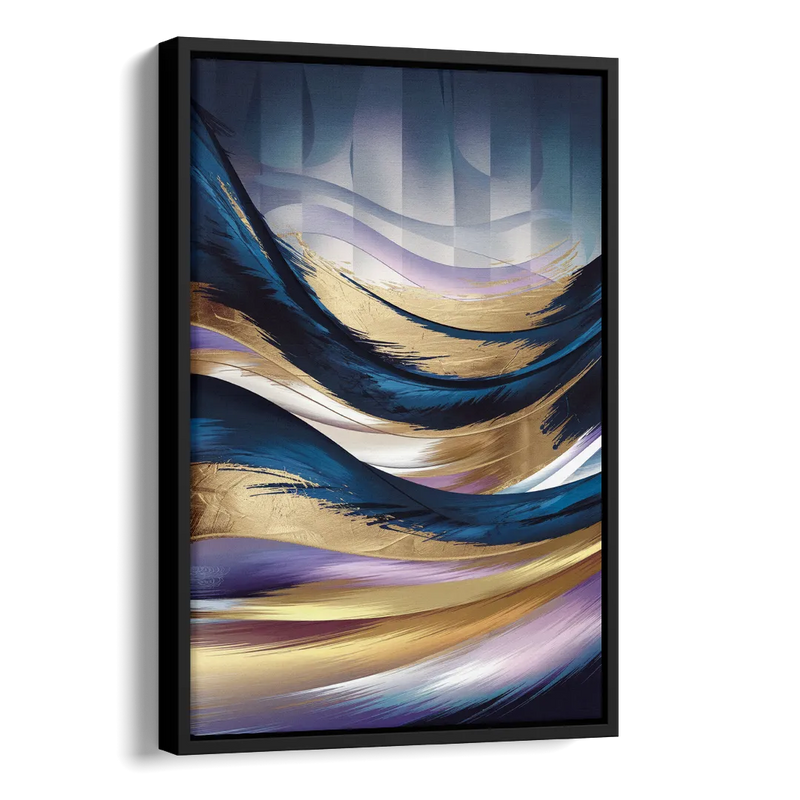 Madison Overture Center Scene Side - Black Canvas Wall Art