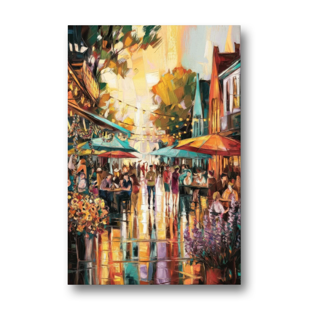 Madison Summer Festival Scene - Canvas Wall Art - Front