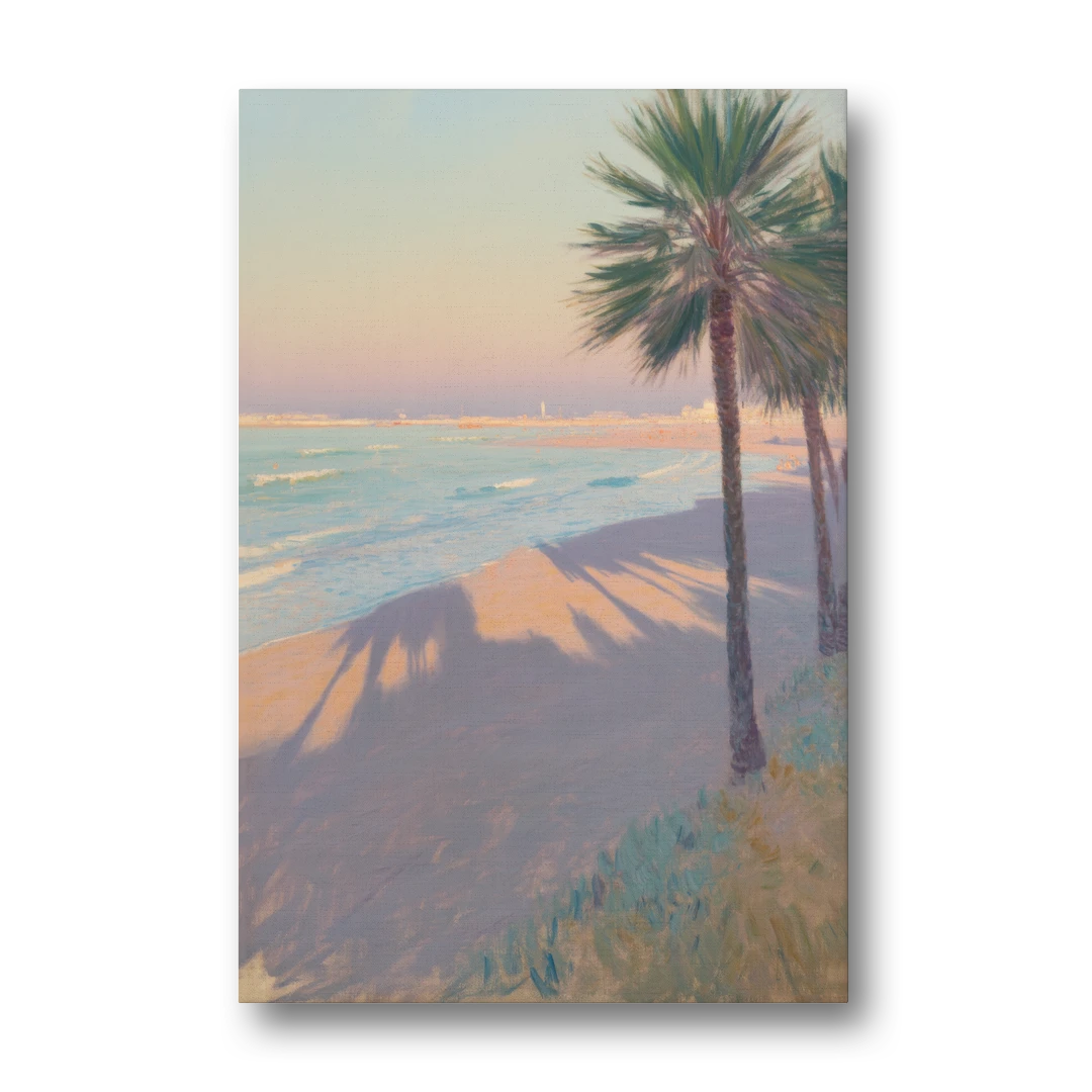 Malvarrosa Beach - Canvas Wall Art - Front
