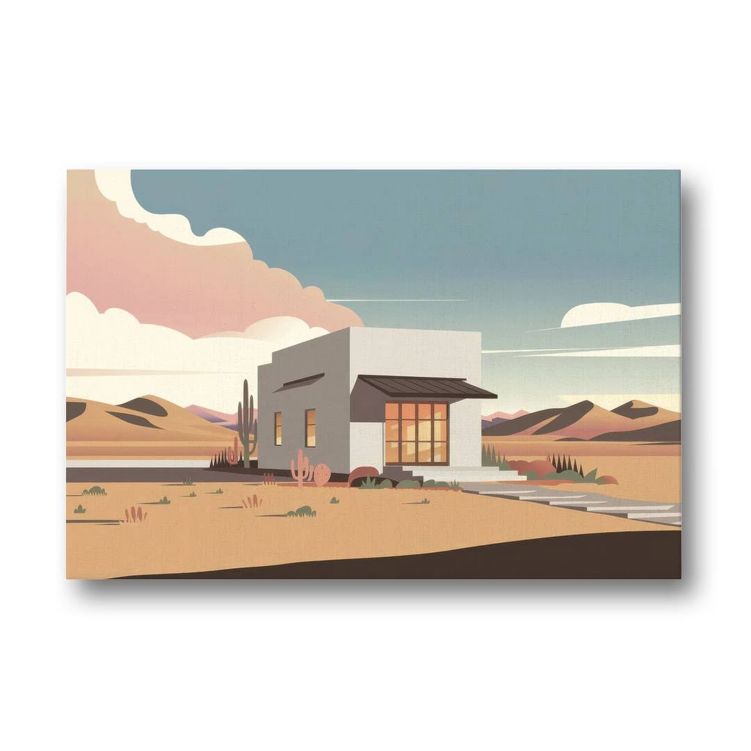 Marfa Artistic Vibes - Canvas Wall Art - Front