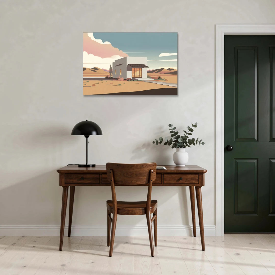 Marfa Artistic Vibes - Canvas Wall Art - Office - 36x24
