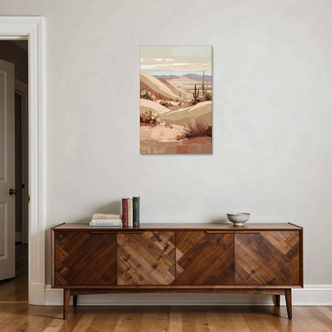 Marfa Desert Landscape - Canvas Wall Art - Coffee Table - 24x36