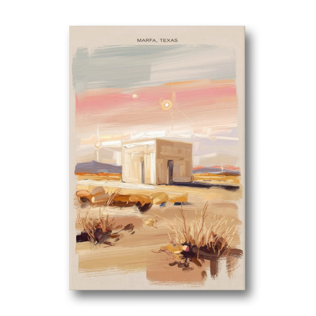 Marfa Scenic Beauty - Canvas Wall Art - Front