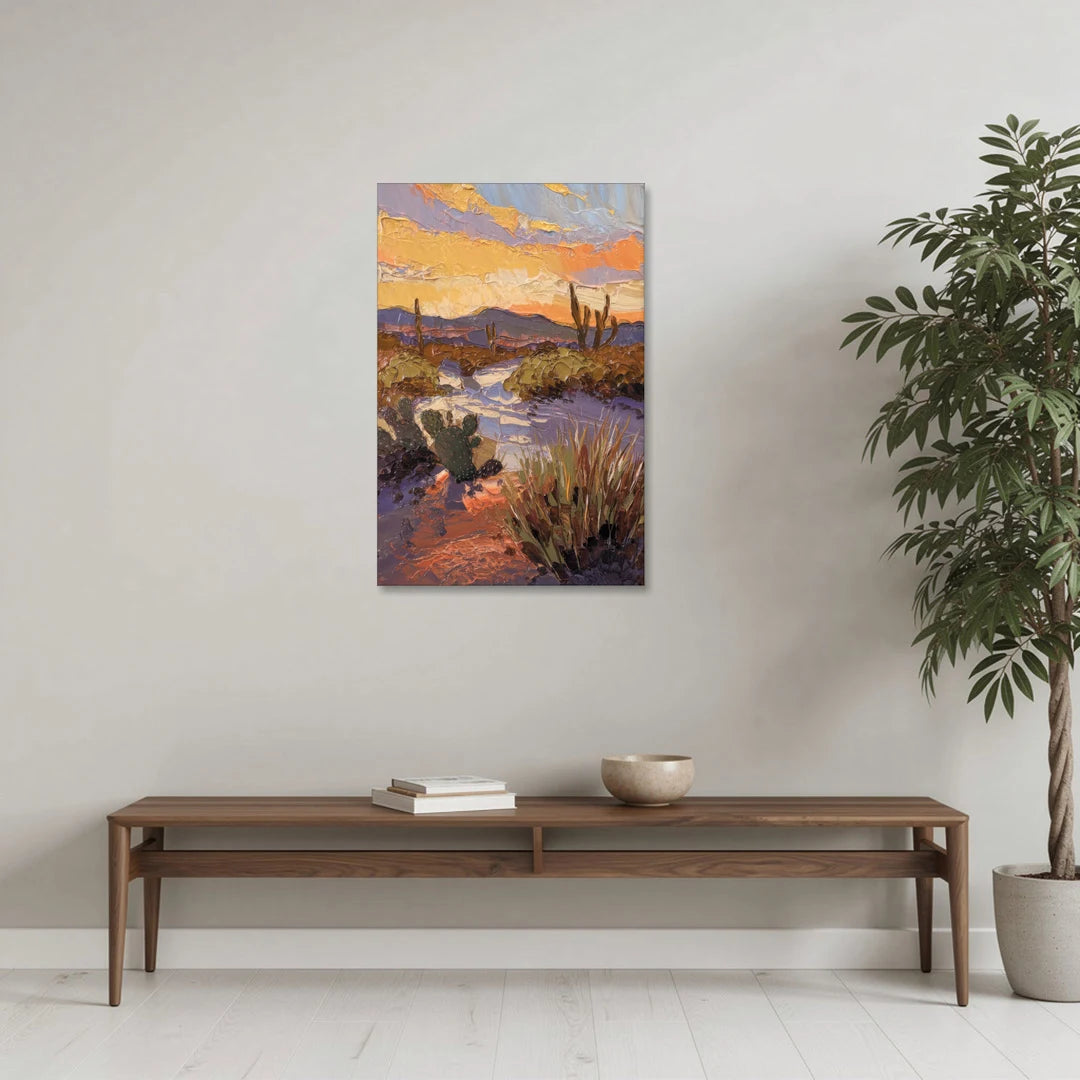 Marfa Sunset Glow - Canvas Wall Art - Coffee Table - 24x36