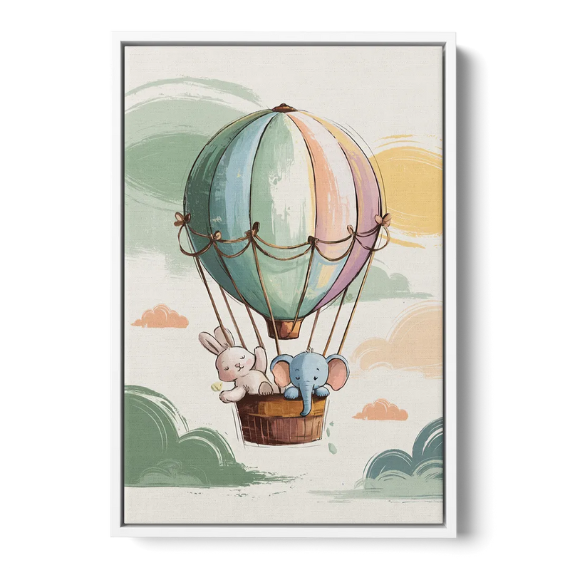 Marietta Baby Room Bliss Front - White Canvas Wall Art