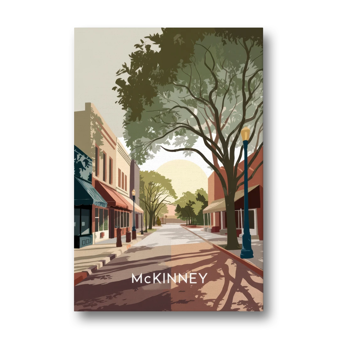 McKinney Artistic Heritage - Canvas Wall Art - Front