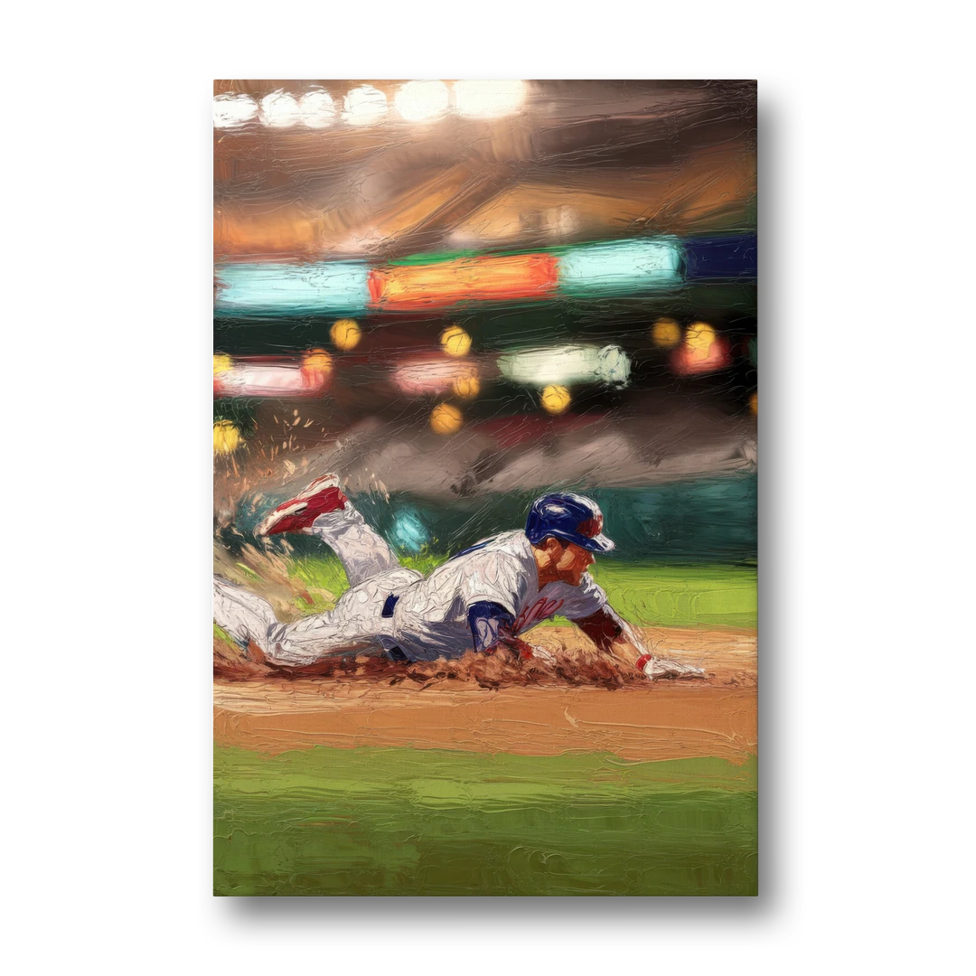 McKinney Baseball Spirit - Canvas Wall Art - Front