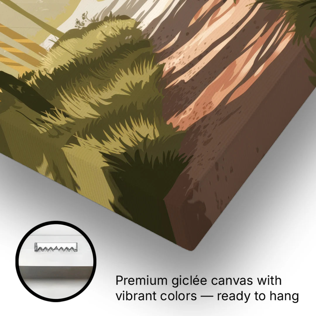 McKinney Nature Trails - Canvas Wall Art - Gallery Wrap Corner
