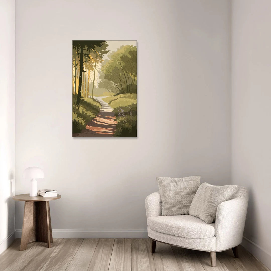 McKinney Nature Trails - Canvas Wall Art - Sofa - 24x36