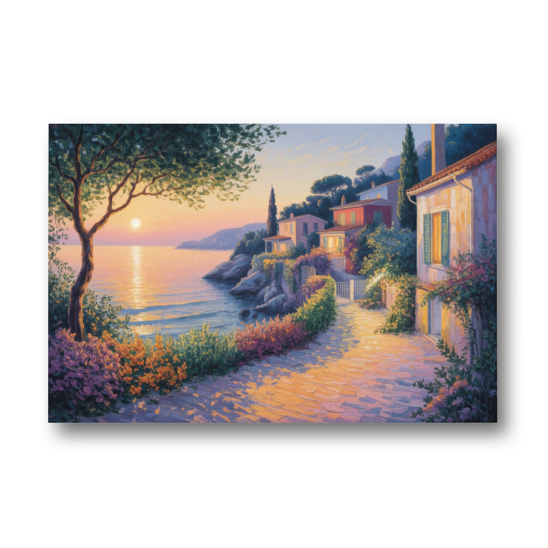 Mediterranean Glow - Canvas Wall Art - Front