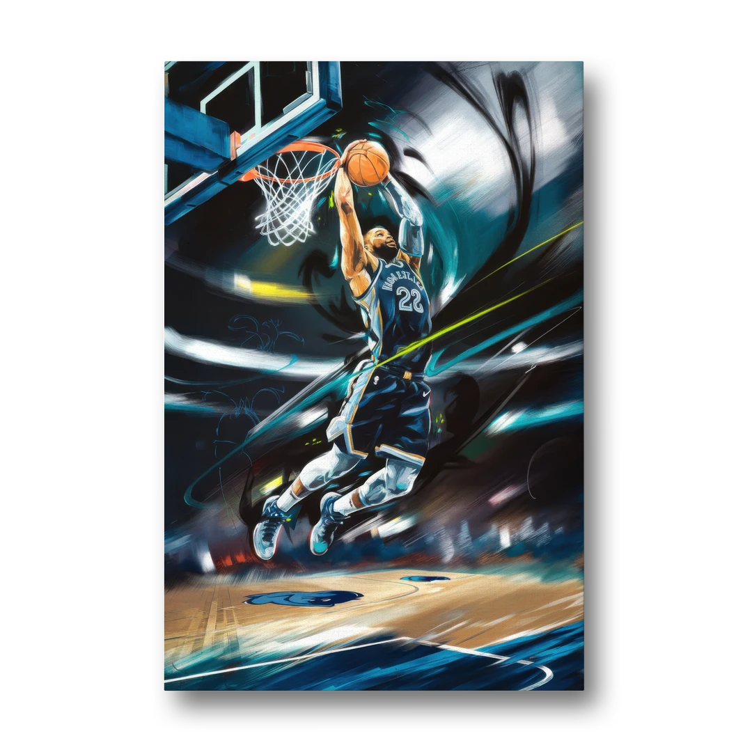 Memphis Grizzlies Spirit - Canvas Wall Art - Front