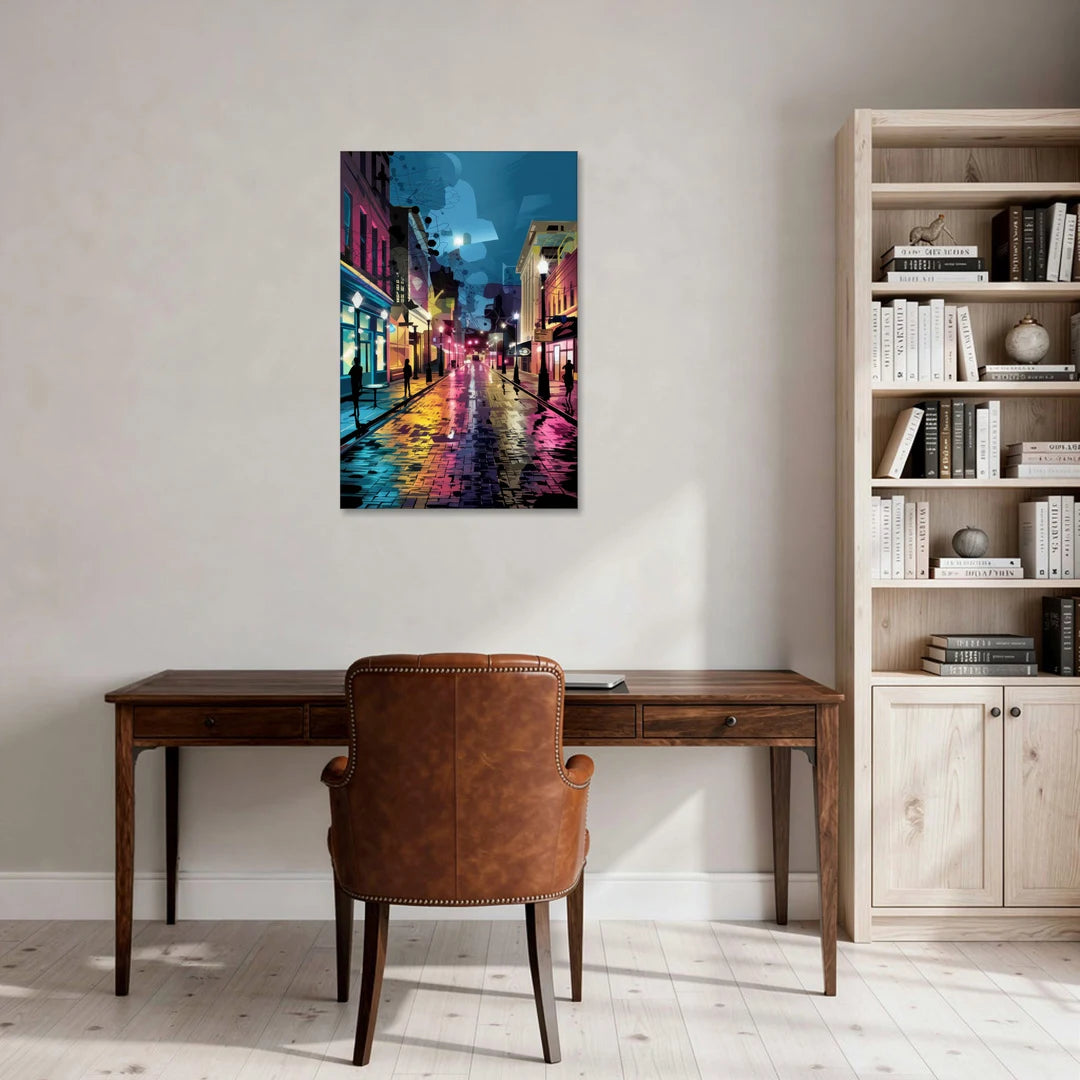 Memphis Historic Beale Street - Canvas Wall Art - Office - 24x36