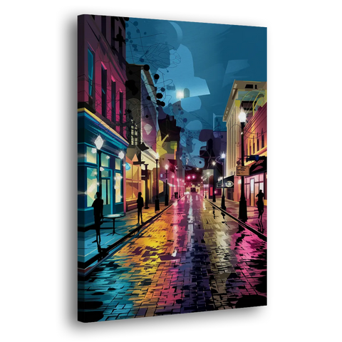 Memphis Historic Beale Street - Canvas Wall Art