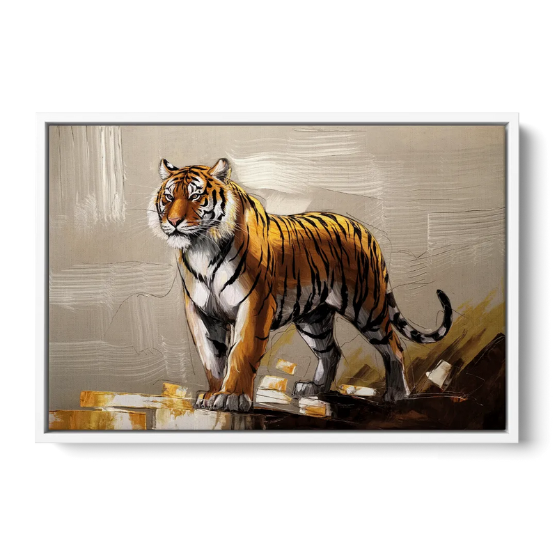 Memphis Tigers Pride Front - White Canvas Wall Art