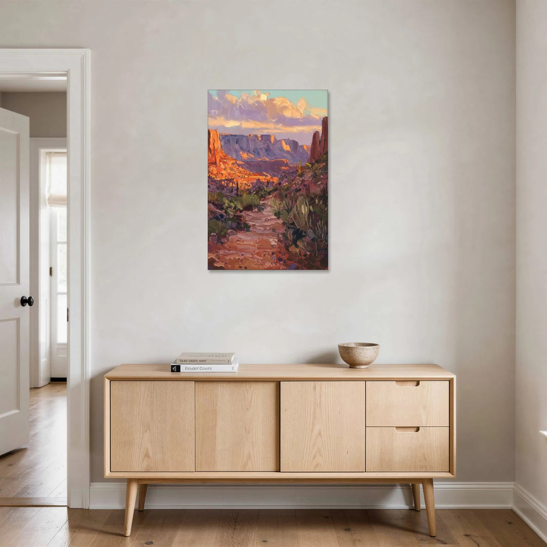 Mesa Arizona Trails - Canvas Wall Art - Coffee Table - 24x36