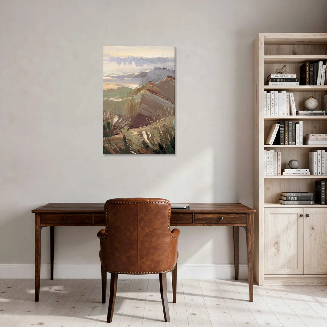 Mesa Mountain Views - Canvas Wall Art - Office - 24x36