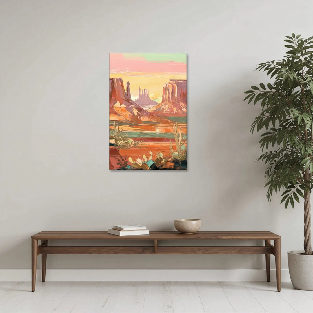 Mesa Southwest Charm - Canvas Wall Art - Coffee Table - 24x36