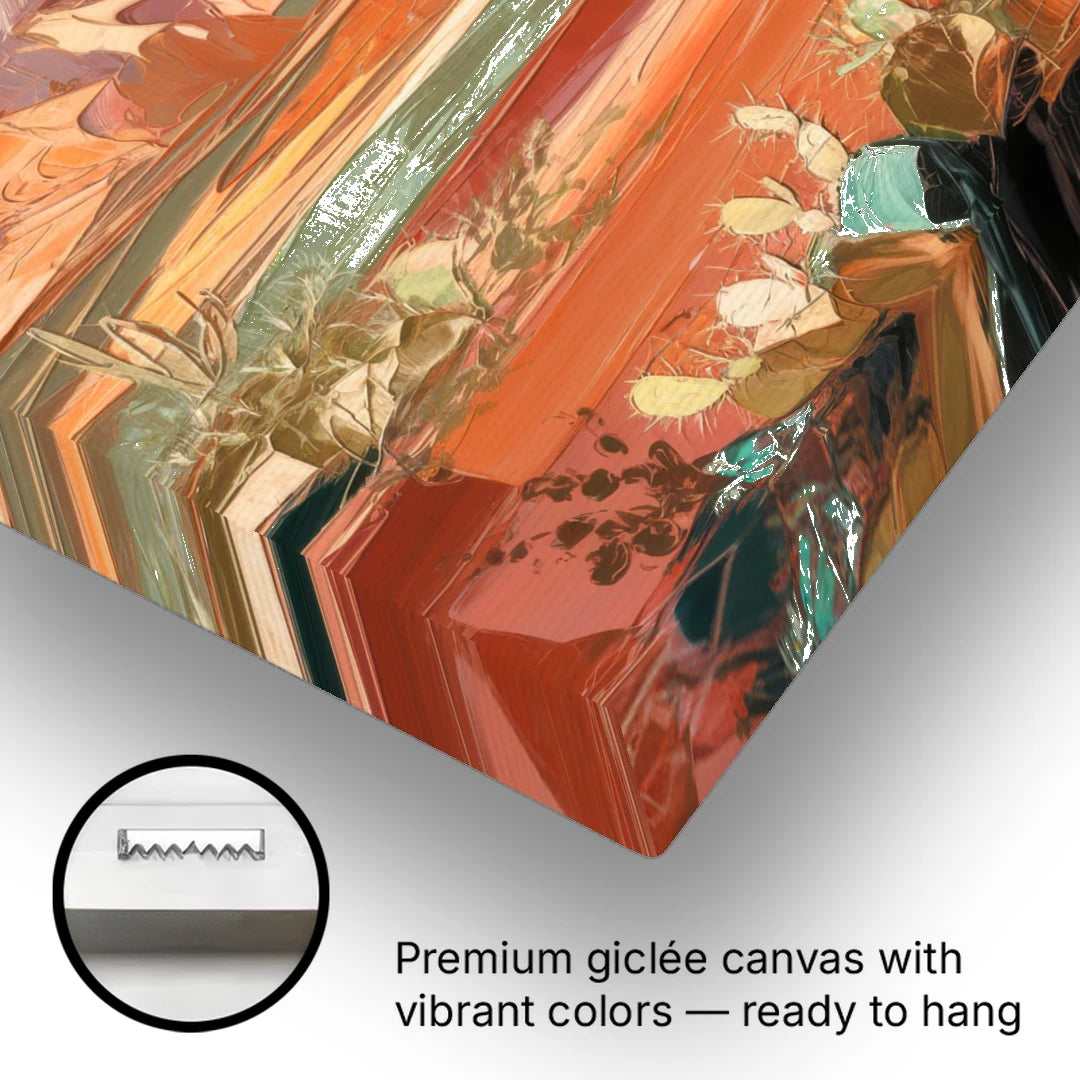 Mesa Southwest Charm - Canvas Wall Art - Gallery Wrap Corner