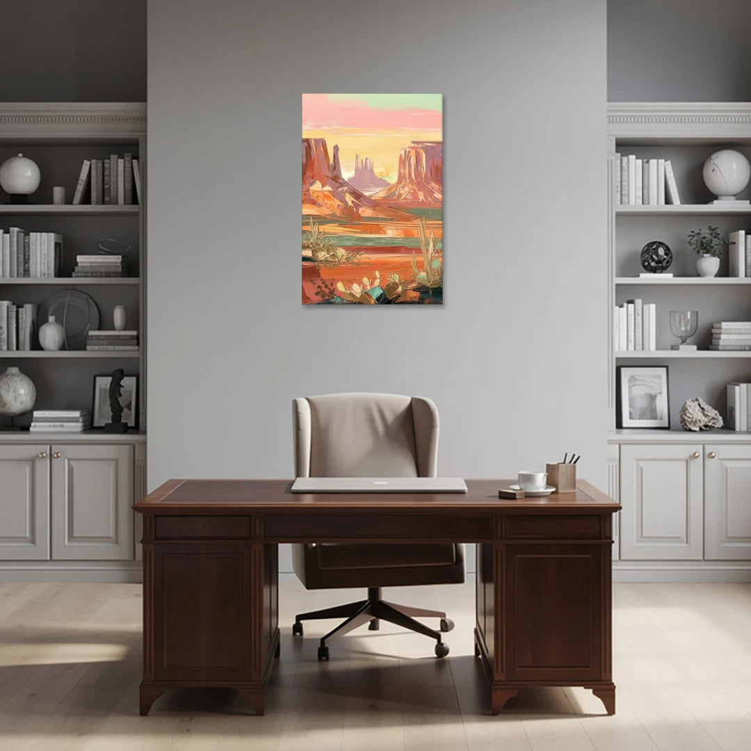 Mesa Southwest Charm - Canvas Wall Art - Office - 24x36