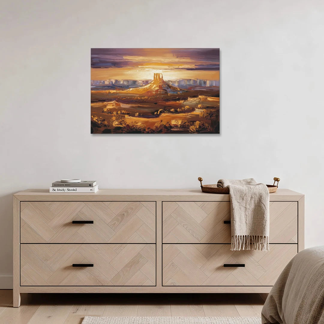 Mesa Sunlit Horizons - Canvas Wall Art - Coffee Table - 36x24