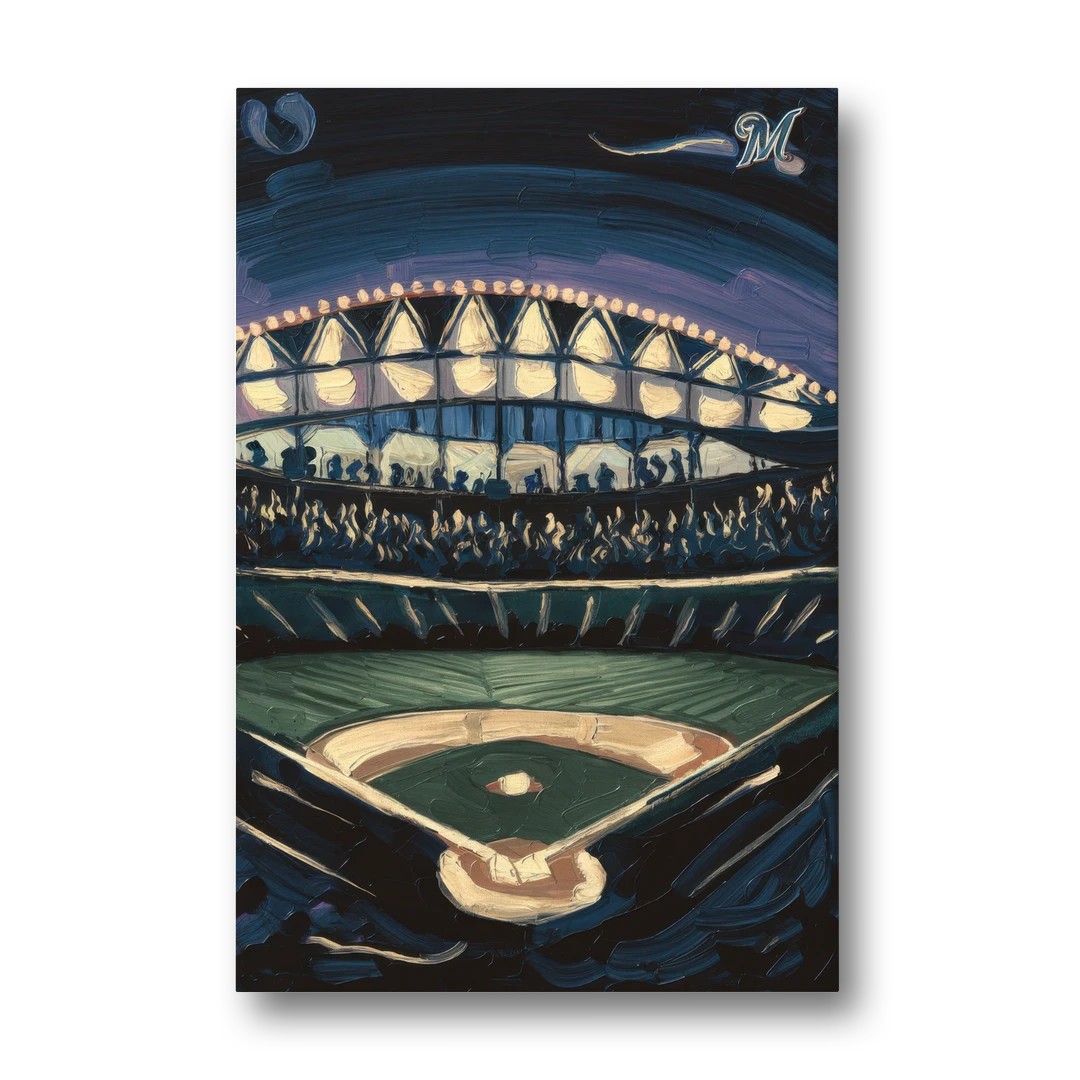 Milwaukee Brewers Celebration - Canvas Wall Art - Front