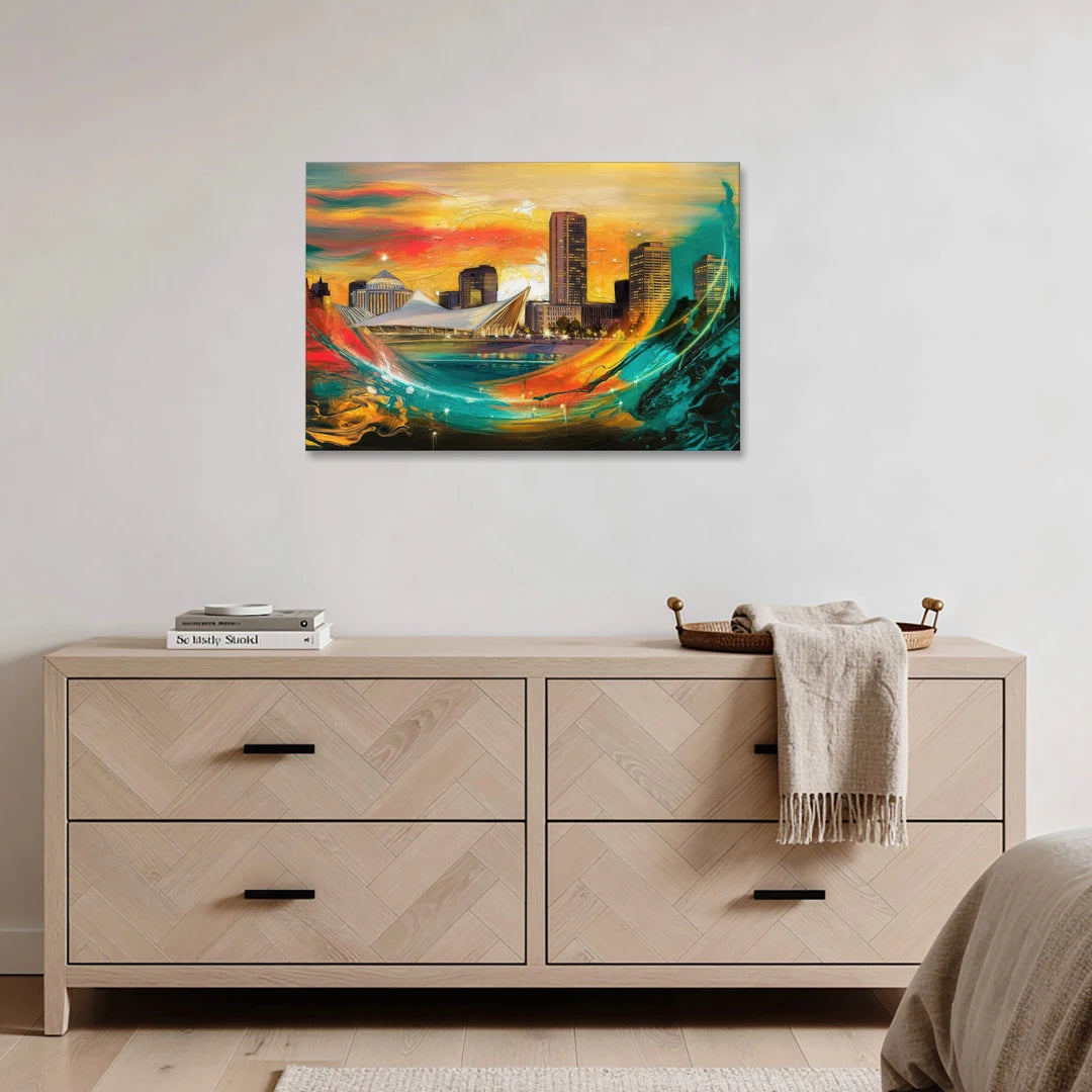 Milwaukee Festival Spirit - Canvas Wall Art - Coffee Table - 36x24