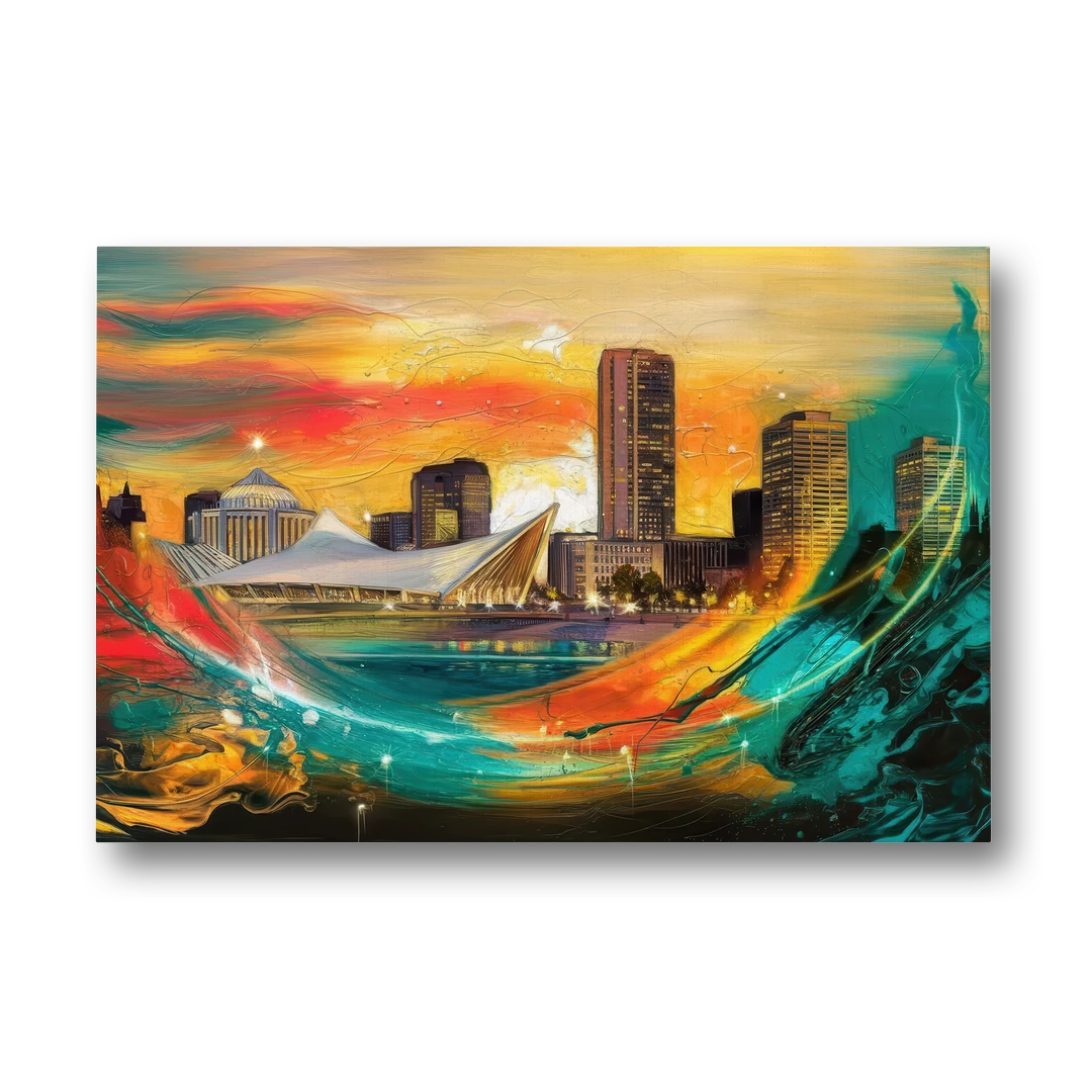 Milwaukee Festival Spirit - Canvas Wall Art - Front