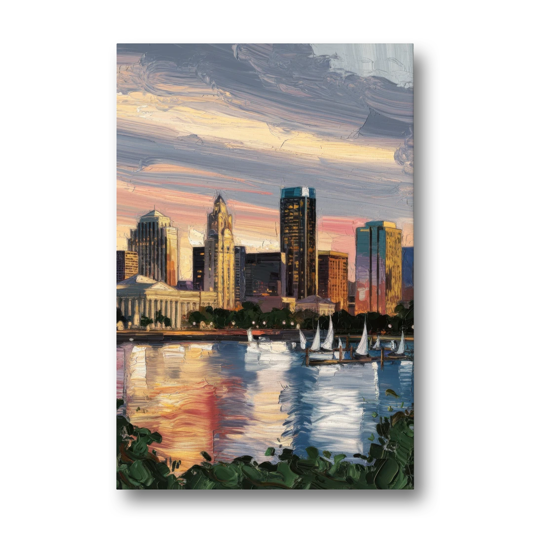 Milwaukee Historic Landmarks - Canvas Wall Art - Front