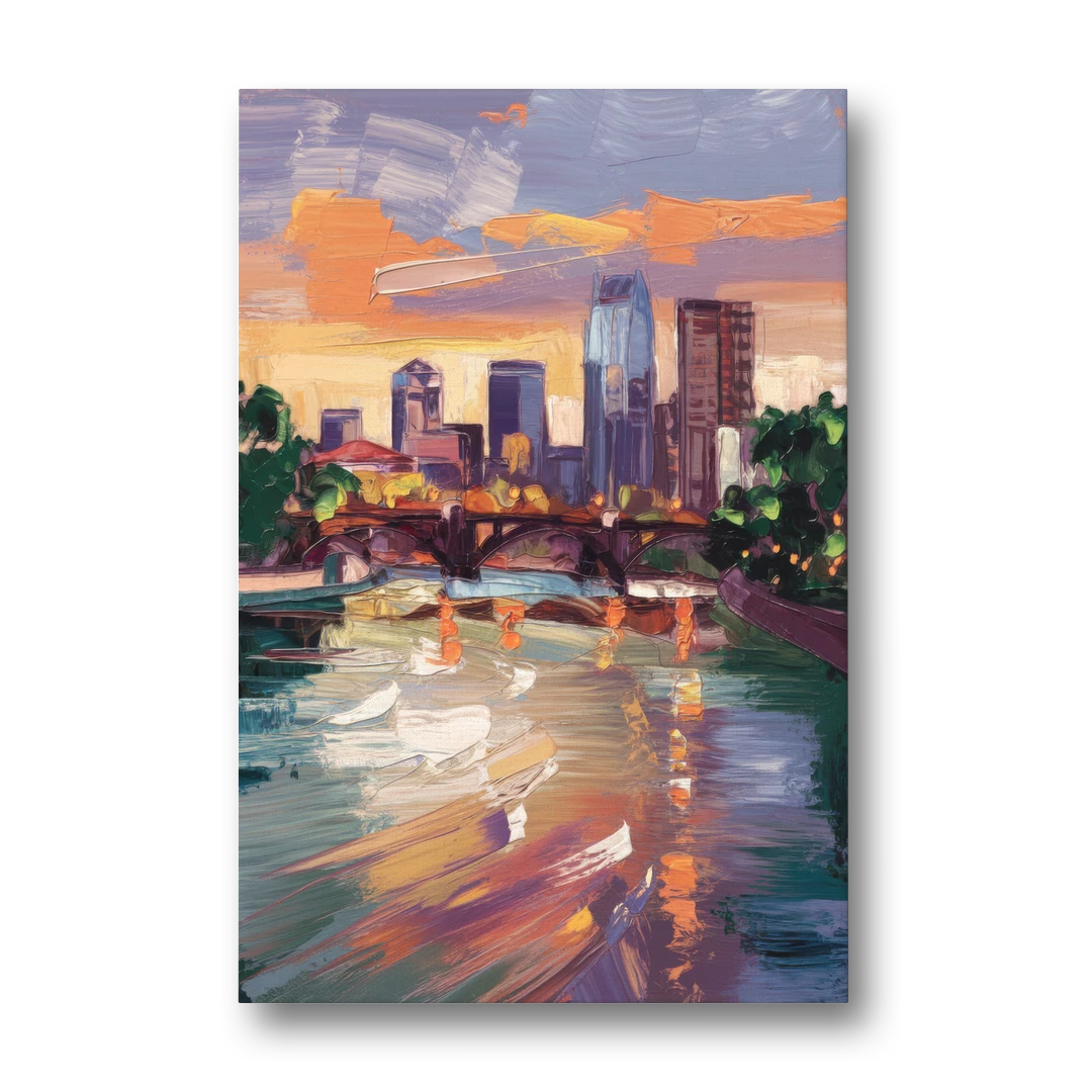 Minneapolis Scenic Riverfront - Canvas Wall Art - Front
