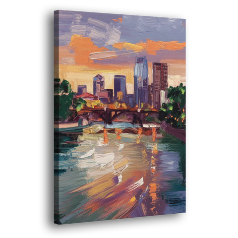 Minneapolis Scenic Riverfront - Canvas Wall Art