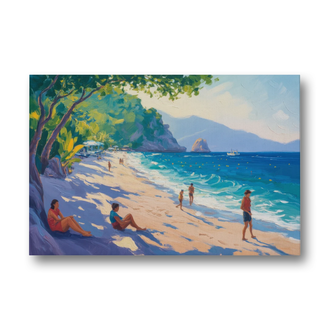 Mismaloya Beach View - Canvas Wall Art - Front