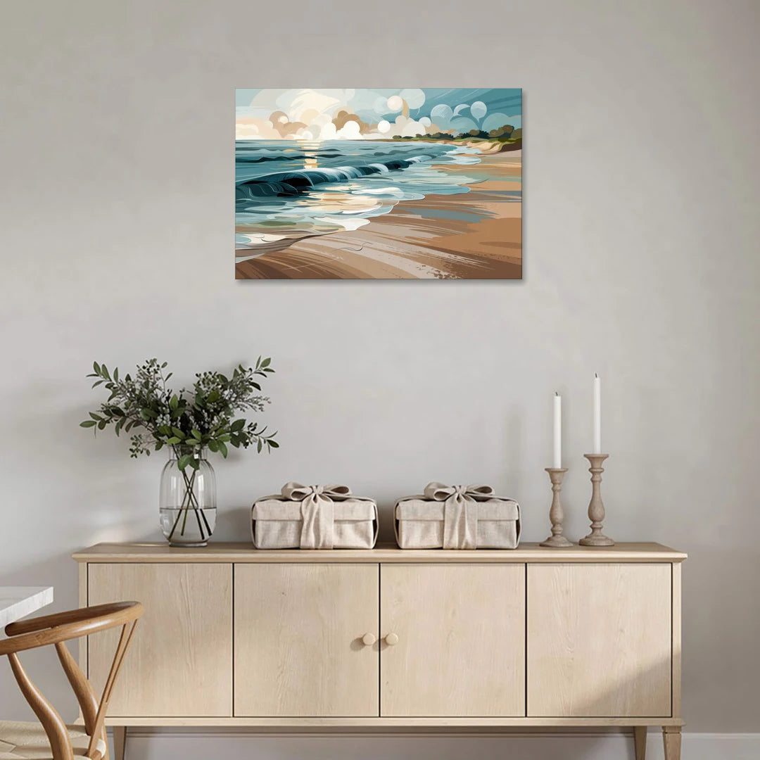 Mobile Coastal Vibes - Canvas Wall Art - Coffee Table - 36x24