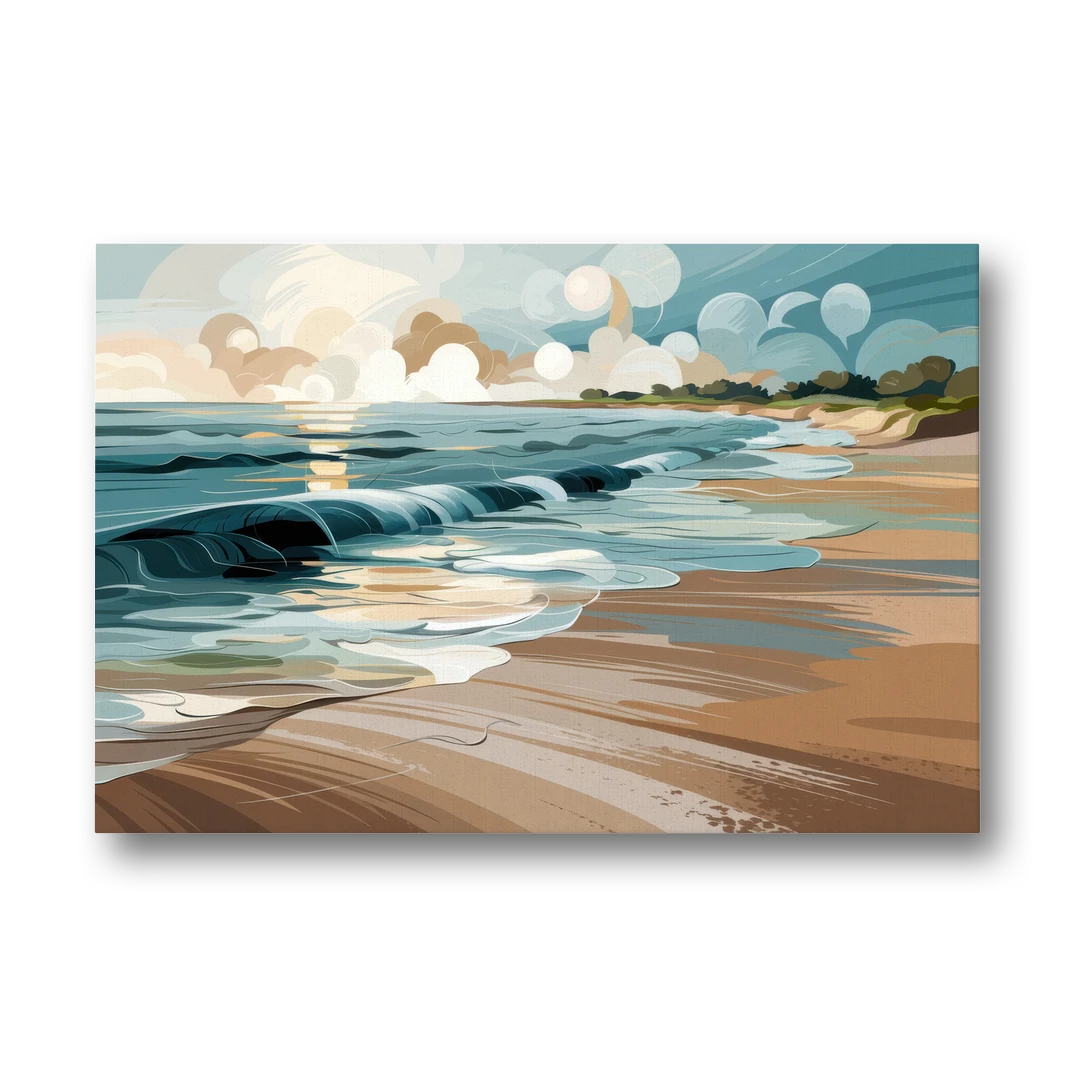 Mobile Coastal Vibes - Canvas Wall Art - Front