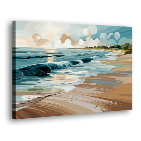 Mobile Coastal Vibes - Canvas Wall Art