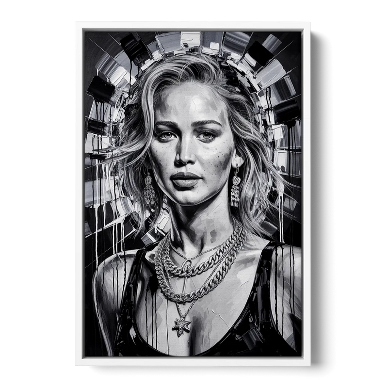 Mocking Flame 3.0 Front - White Canvas Wall Art