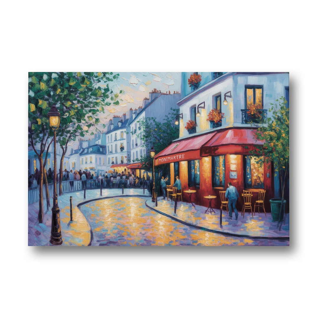 Montmartre Moments - Canvas Wall Art - Front