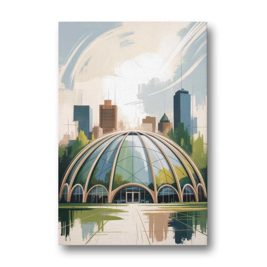 Montreal Biodome Wonder - Canvas Wall Art - Front