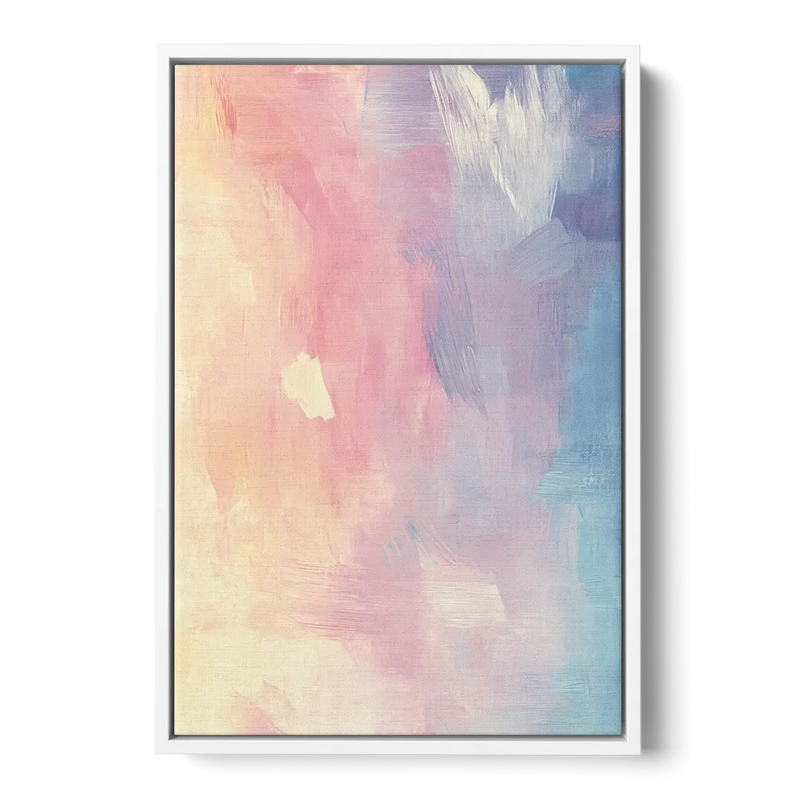 Morning Glow Front - White Canvas Wall Art