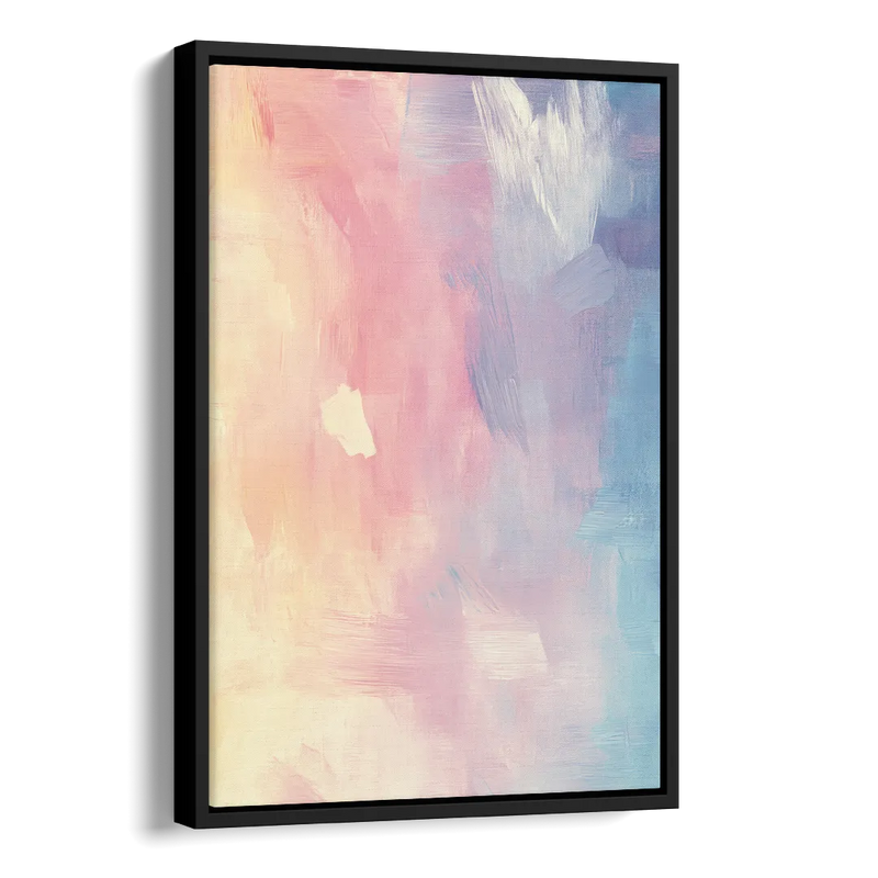 Morning Glow Side - Black Canvas Wall Art