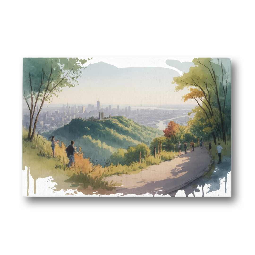 Mount Royal Lookout - Canvas Wall Art - Front