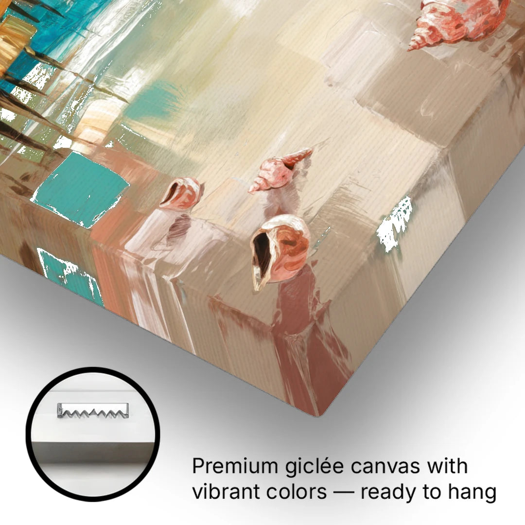 Naples Florida Coastal Vibes - Canvas Wall Art - Gallery Wrap Corner