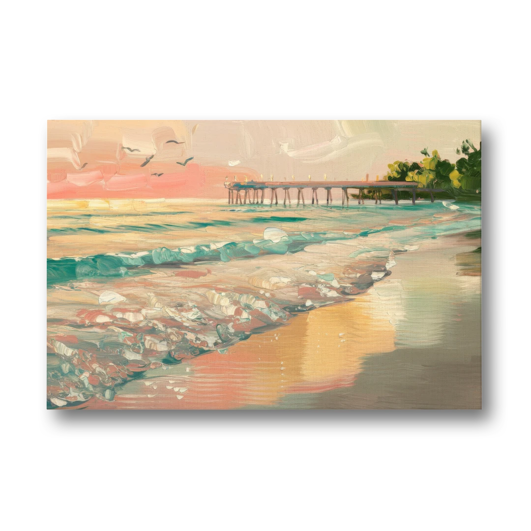 Naples Gulf Shore Serenity - Canvas Wall Art - Front