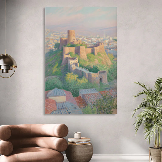 Narikala Fortress Living Room - Canvas Wall Art