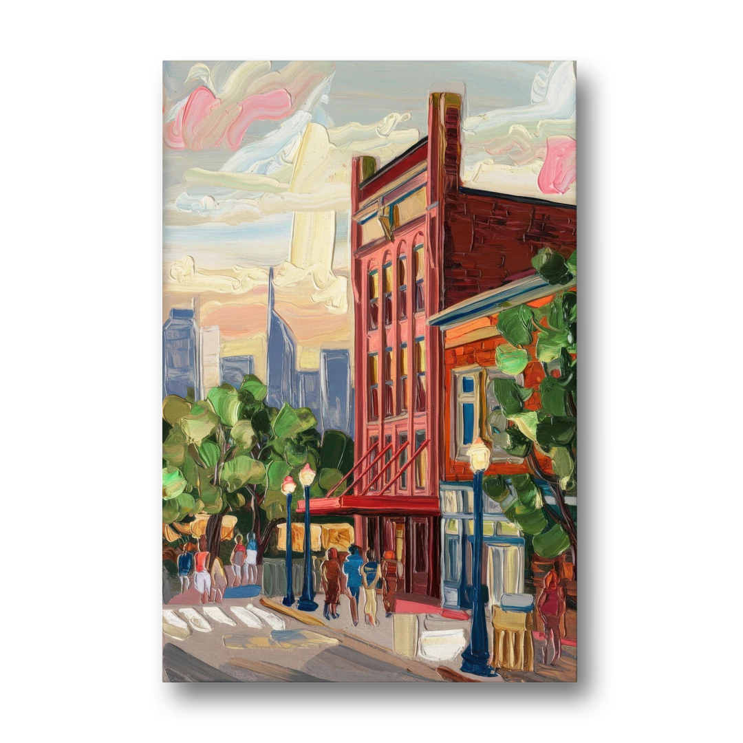 Nashville Grand Ole Opry - Canvas Wall Art - Front