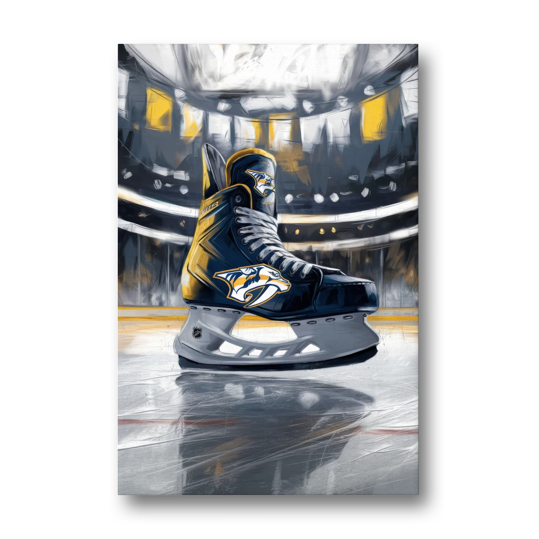 Nashville Predators Hockey Pride - Canvas Wall Art - Front