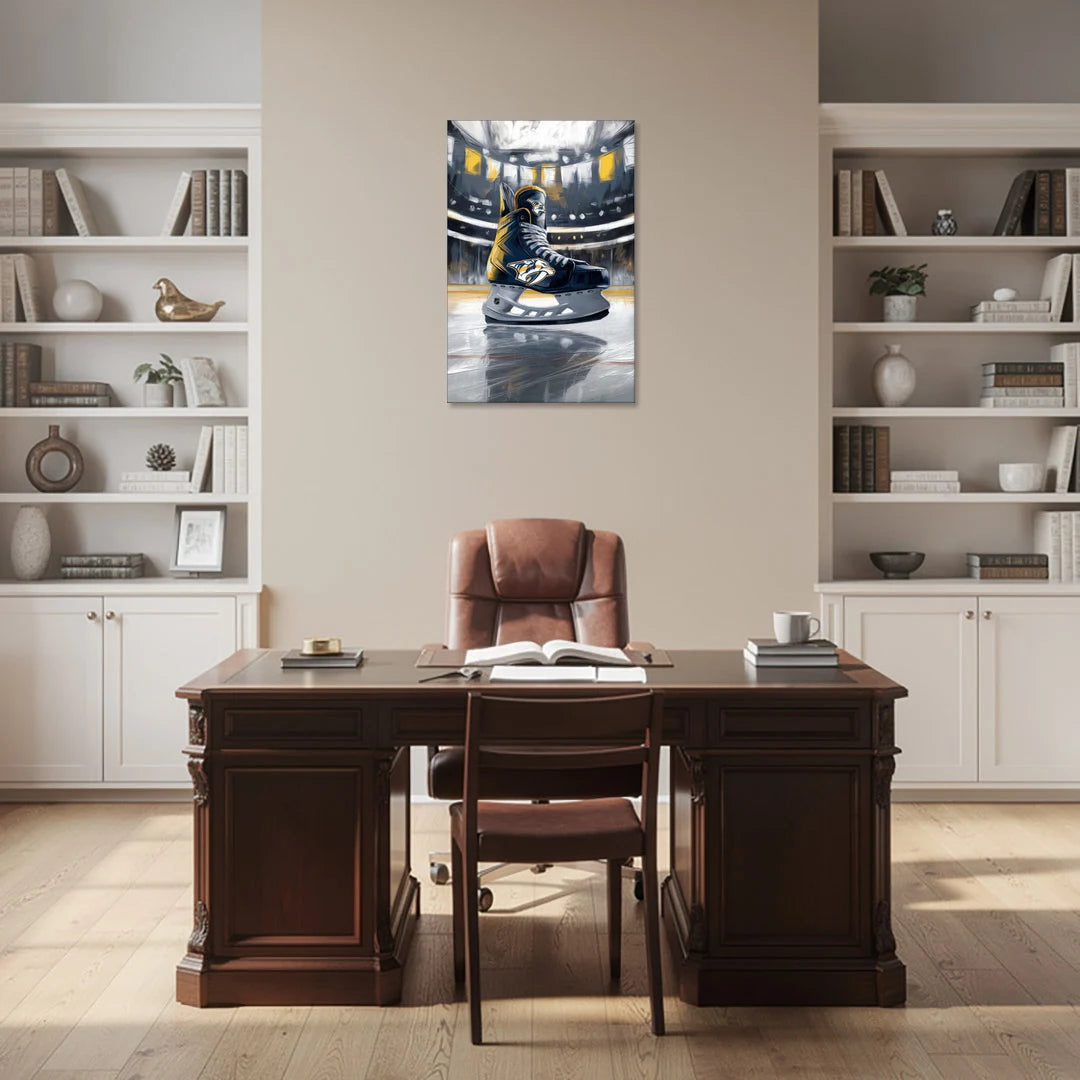 Nashville Predators Hockey Pride - Canvas Wall Art - Office - 24x36