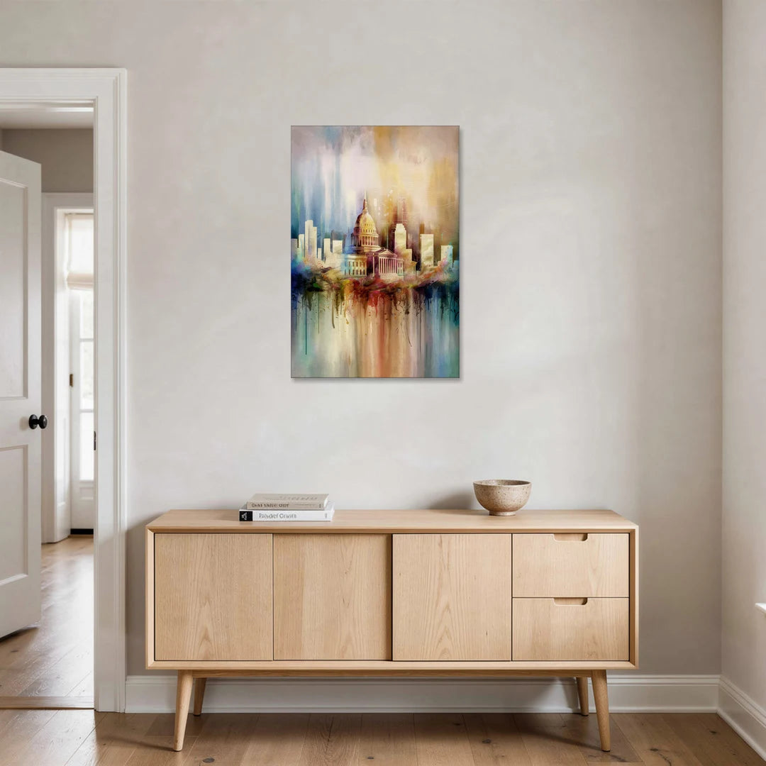 Nashville Tennessee State Capitol - Canvas Wall Art - Coffee Table - 24x36